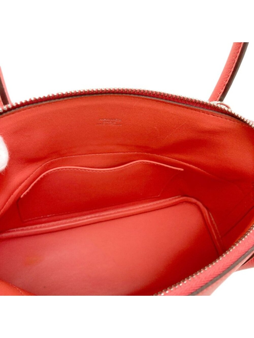 Hermes Bolide 27 Silver Handbag Epsom - Picture 10 of 15